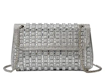 Lady Couture Idol Clutch In Silver