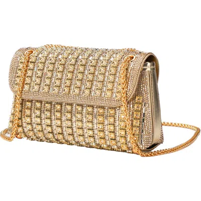 Lady Couture Idol, Multi Jewel Shoulder Bag In Gold
