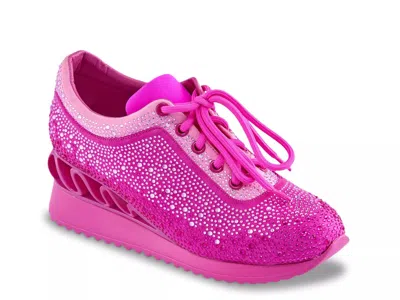 Lady Couture Jackpot Wedge Sneaker In Pink