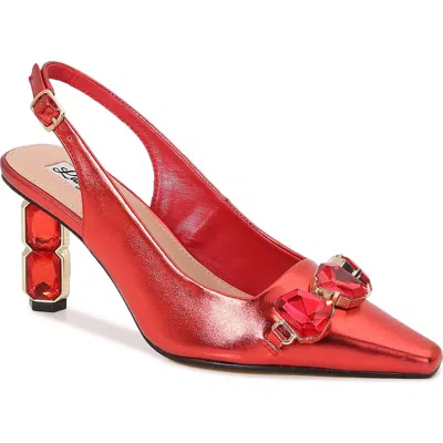 Lady Couture Jewel Heel Slingback Pump