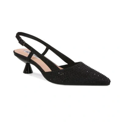 Lady Couture Kathy, Kitten Heel Slingback In Black