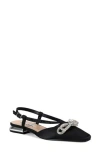 Lady Couture Kendal Slingback Flat In Black