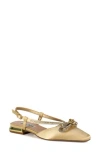Lady Couture Kendal Slingback Flat In Multi