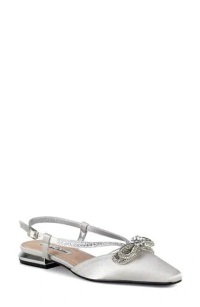 Lady Couture Kendal Slingback Flat In Black
