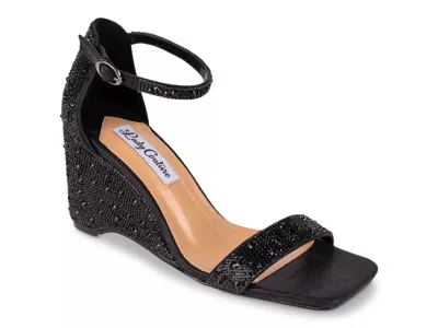 Lady Couture Kloe Wedge Sandal In Black