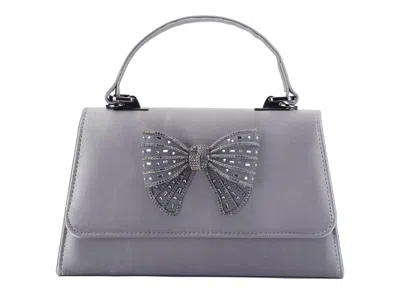 Lady Couture Leslie Clutch In Gray