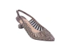 Lady Couture Mesh Rhinestone Heel Slingback Pump