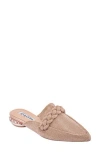 Lady Couture Micro Rhinestone Loafer Mule In Rose Gold