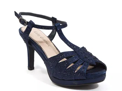 Lady Couture Midnight Platform Sandal In Blue