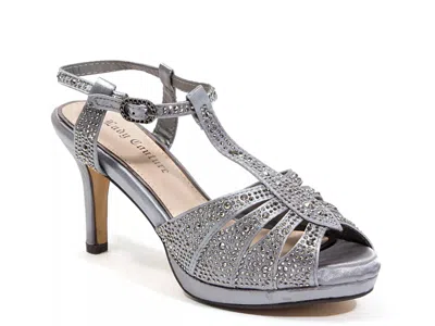 Lady Couture Midnight Platform Sandal In Gray