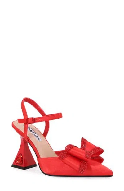 Lady Couture Milly Pointed Toe Pump In Red