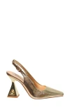 Lady Couture Mistic Slingback Pump In Gold
