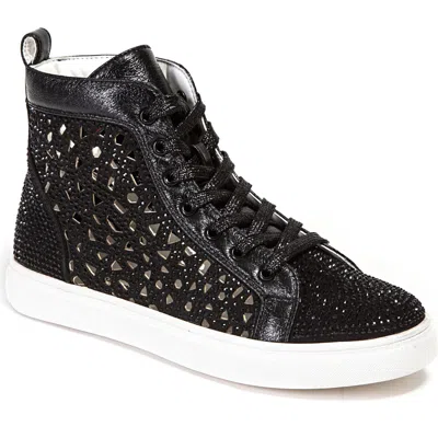 Lady Couture New York High Top Sneaker In Black