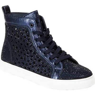 Lady Couture New York High Top Sneaker In Blue