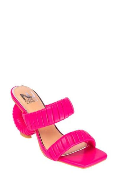Lady Couture Ash Heeled Sandal In Fuchsia