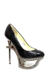 Lady Couture Platform Stiletto Pump In Black