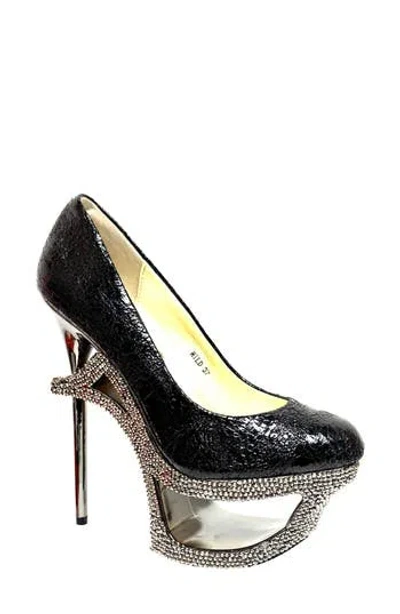 Lady Couture Platform Stiletto Pump In Black