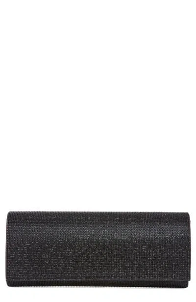 Lady Couture Radiant Rhinestone Clutch In Black