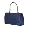 Lady Couture Rhinestone Covered Clutch Bag In Navy