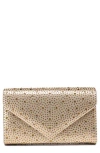 Lady Couture Rhinestone Envelope Clutch