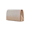 Lady Couture Rhinestone Envelope Clutch Bag In Gold