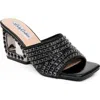 Lady Couture Rhinestone Jewel Heel Slide