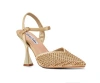 Lady Couture Lady  Couture Rhinestone Metal Heel Pump