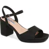 Lady Couture Rhinestone Platform Sandal