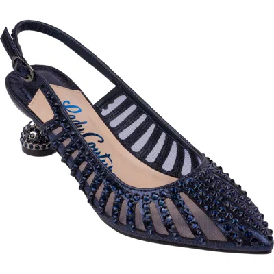 Lady Couture Rosita Slingback Pump In Blue