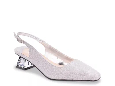 Lady Couture Ruby Pump In Silver