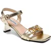 Lady Couture Sandra Sandal In Gold