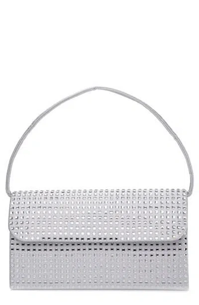 Lady Couture Shana Rhinestone Handbag In Silver