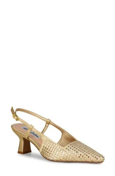 Lady Couture Shananr Slingback Pump In Gold