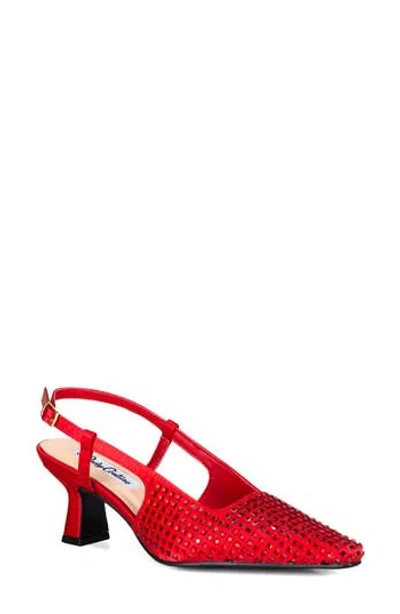 Lady Couture Shananr Slingback Pump In Red