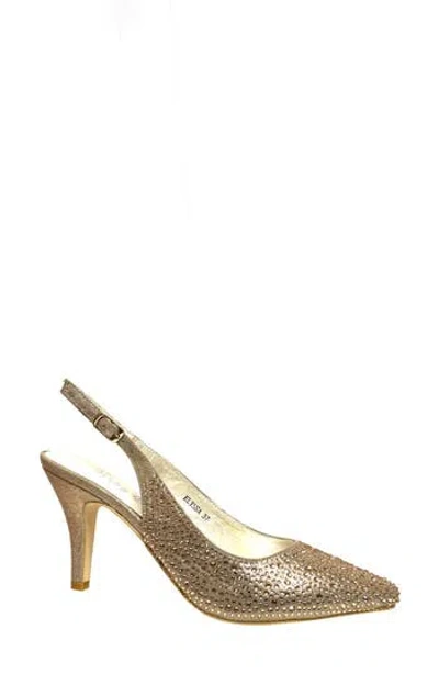 Lady Couture Slingback Pump In Champagne