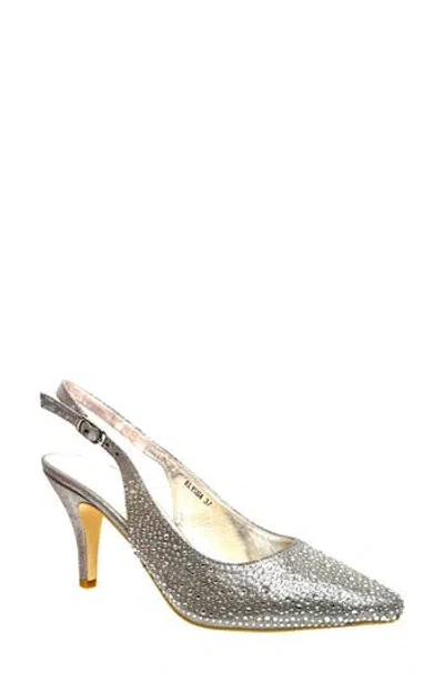 Lady Couture Slingback Pump In Silver