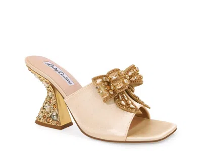 Lady Couture Spark Crystal Bow Mule In Gold