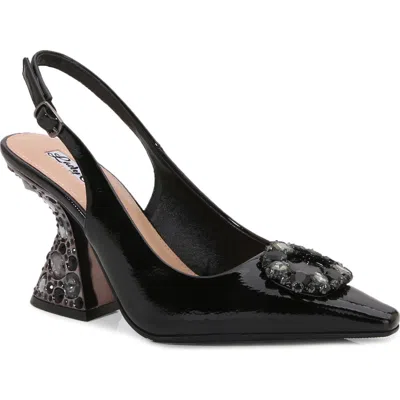 Lady Couture Spotlight Pointed Toe Slingback Pump In Black