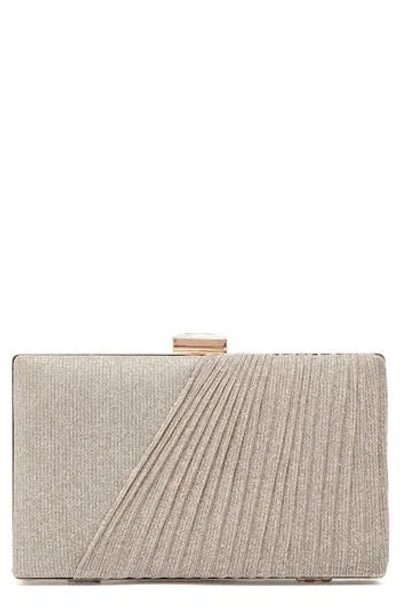 Lady Couture Suzie Glitter Clutch In Gold