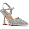 Lady Couture Tango Crystal Embellished Pump In Silver