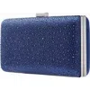 Lady Couture Vibrant Rhinestone Handbag In Blue