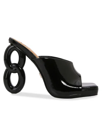 Lady Couture Women's Cancun Stiletto Heel Sandals In Black