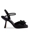 Lady Couture Women's Lilly Embellished Stiletto Sandals In Black