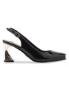 Lady Couture Women's Loraine Curved Heel Slingback Pumps In Black
