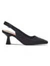 Lady Couture Women's Lucy 65mm Crystal-embellished Slingback Pumps In Black