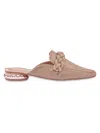 Lady Couture Women's Monaco Embellished Mules In Rose Gold