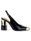 Lady Couture Women's Nova Block Heel Slingback Pumps In Black