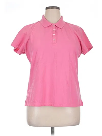 Pre-owned Lady Foot Locker Short Sleeve Blouse In Pink