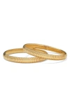 Lady Grey Cobra Set Of 2 Bracelets In Gold