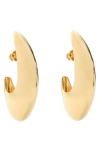 Lady Grey Demi Hoop Earrings